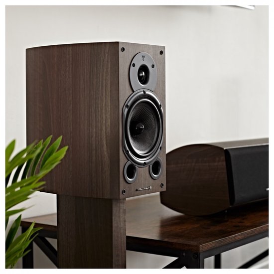 Wharfedale Diamond 9.1 Bookshelf Luidsprekers (Paar), Walnoot — afbeelding 3
