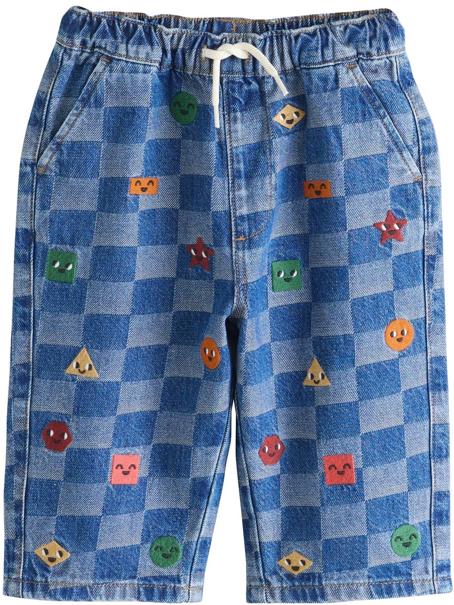 Next - Jongens - Jeans met brede pasvorm - Blauw