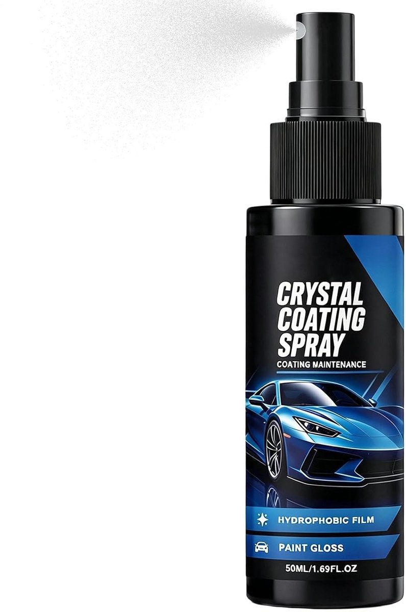 Auto Coating Spray - Nano Glas Reiniger - Lakbescherming Auto - Vuiloplossend UV-Blokkerend - 50ml - Transparant