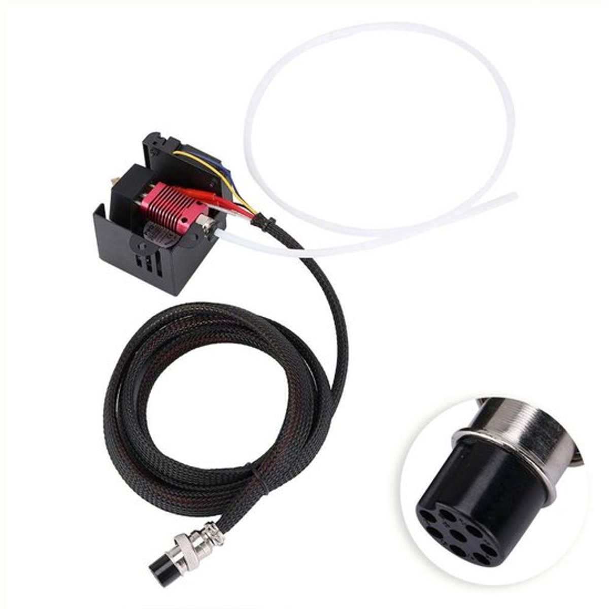 Zeynomax - 3D Printer MK8 Extruder Set - Hot-End Kit - Staal - Creality Cr-10 / 10S