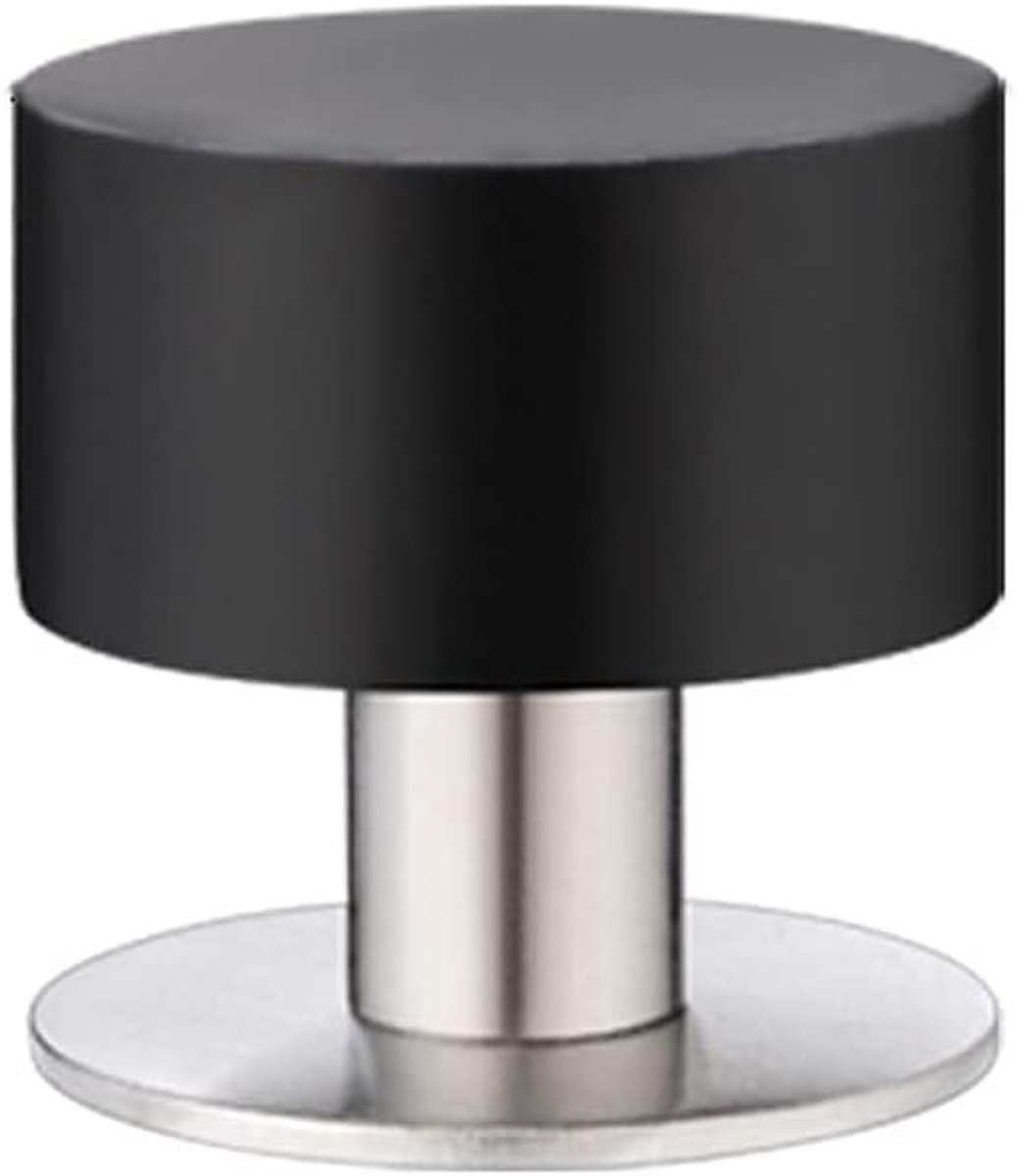 Deurstoppers - Deurvanger Deurhouder - Bescherming deur - Zelfklevend Geluiddempend - 40 mm diameter - RVS