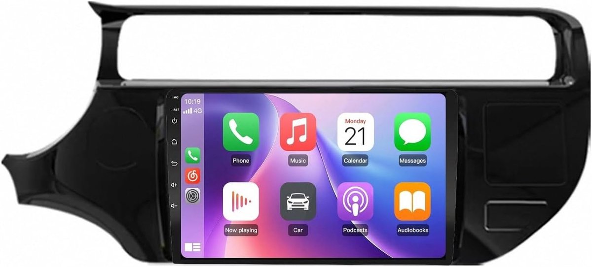 Navigatiesysteem Auto - GPS Systeem - Wegnavigatie - Wereldkaart Wifi Updates - 1GB RAM 16GB ROM - Zwart