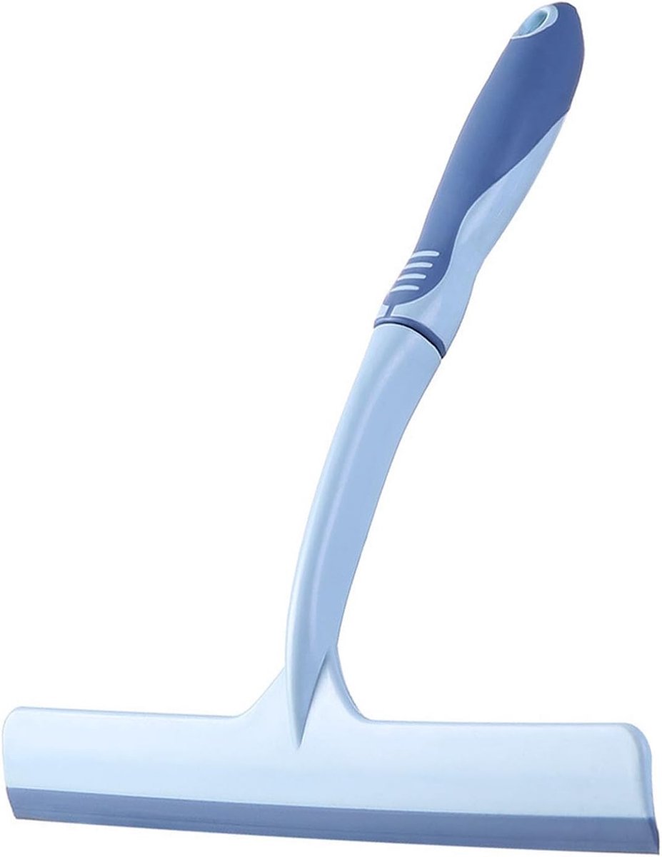 Glaswisser Raamreiniger - Schoonmaakwisser - Effectief Reinigen - Antislip Handgreep - 25cm - Blauw