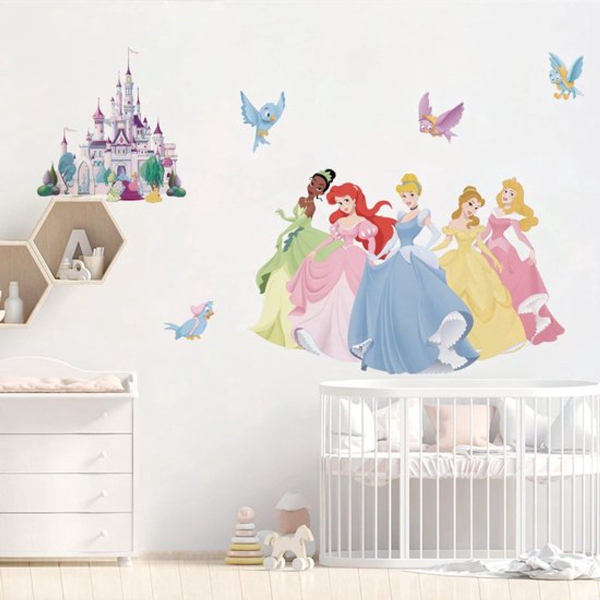 NTHProducts - Princess muurstickers - Kinderkamer decoratie - Vinyl