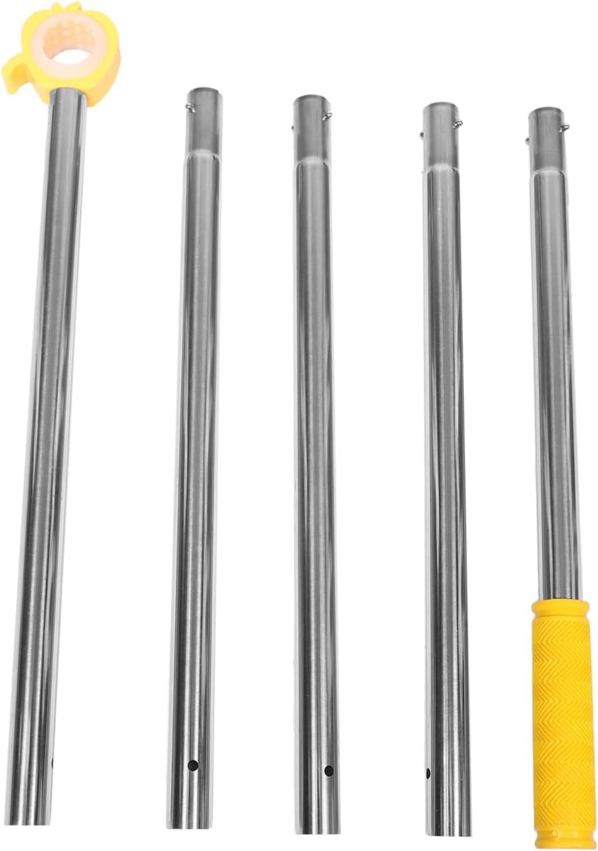 Raamopener Telescoopstok - Raamstok Blindsstok - Dakramen Openen - Quick Adjustment Mechanisme - 188 cm - Helder Geel