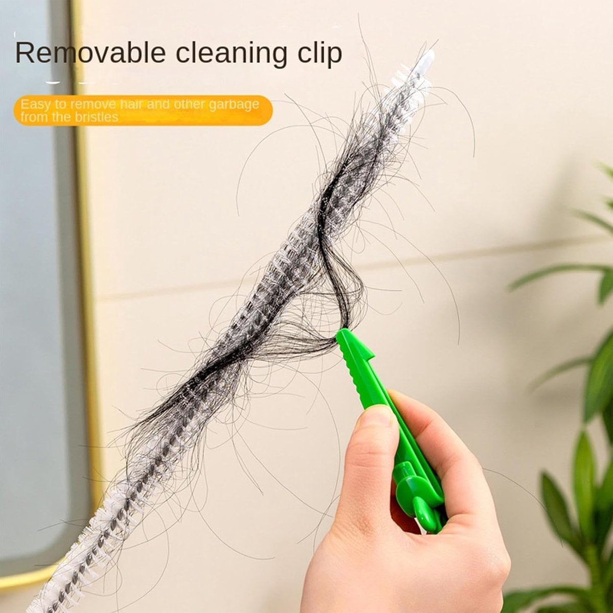 Afvoer Verstopper Tool - Pijp Reiniger - Ontstoppen Leidingen - Flexibel Ontwerp - 75 cm - Wit