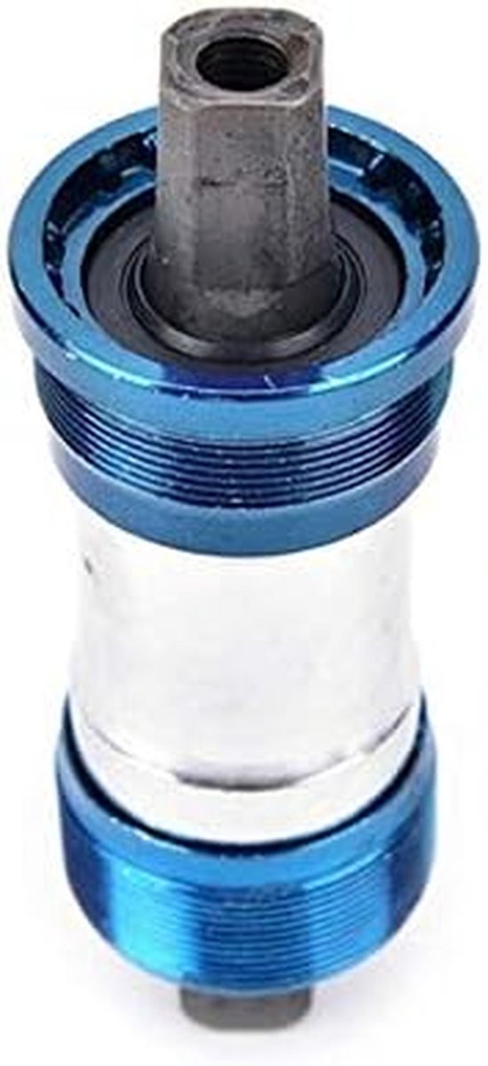 Fiets Bodembeugel - Trapas Lager - Soepele Fietsrit - Stof- en Waterdicht - 68x103mm - Blauw Zilver Zwart