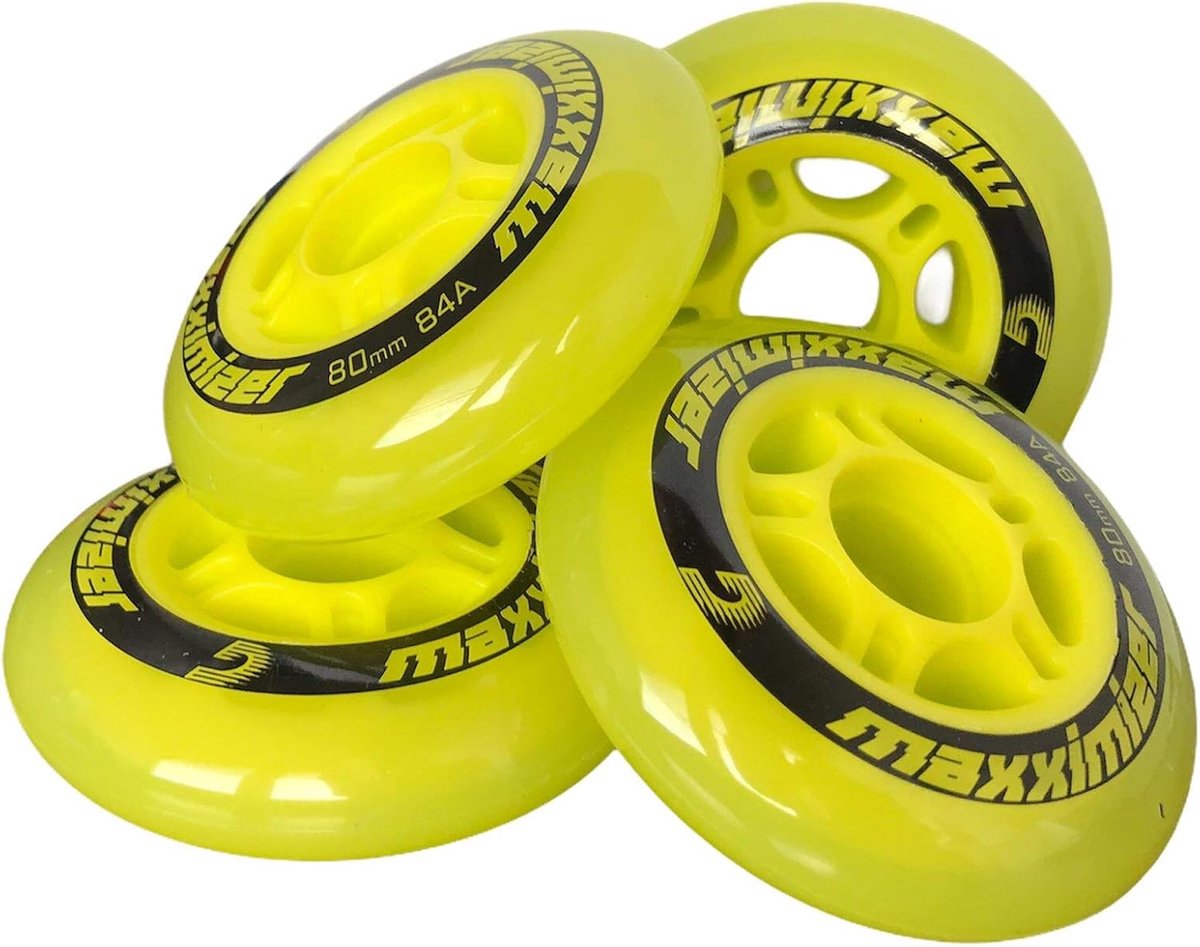 Skeelerwielen Set Outdoor Wielen Snel Skaten Hoge Snelheid 80mm 4 Stuks Helder