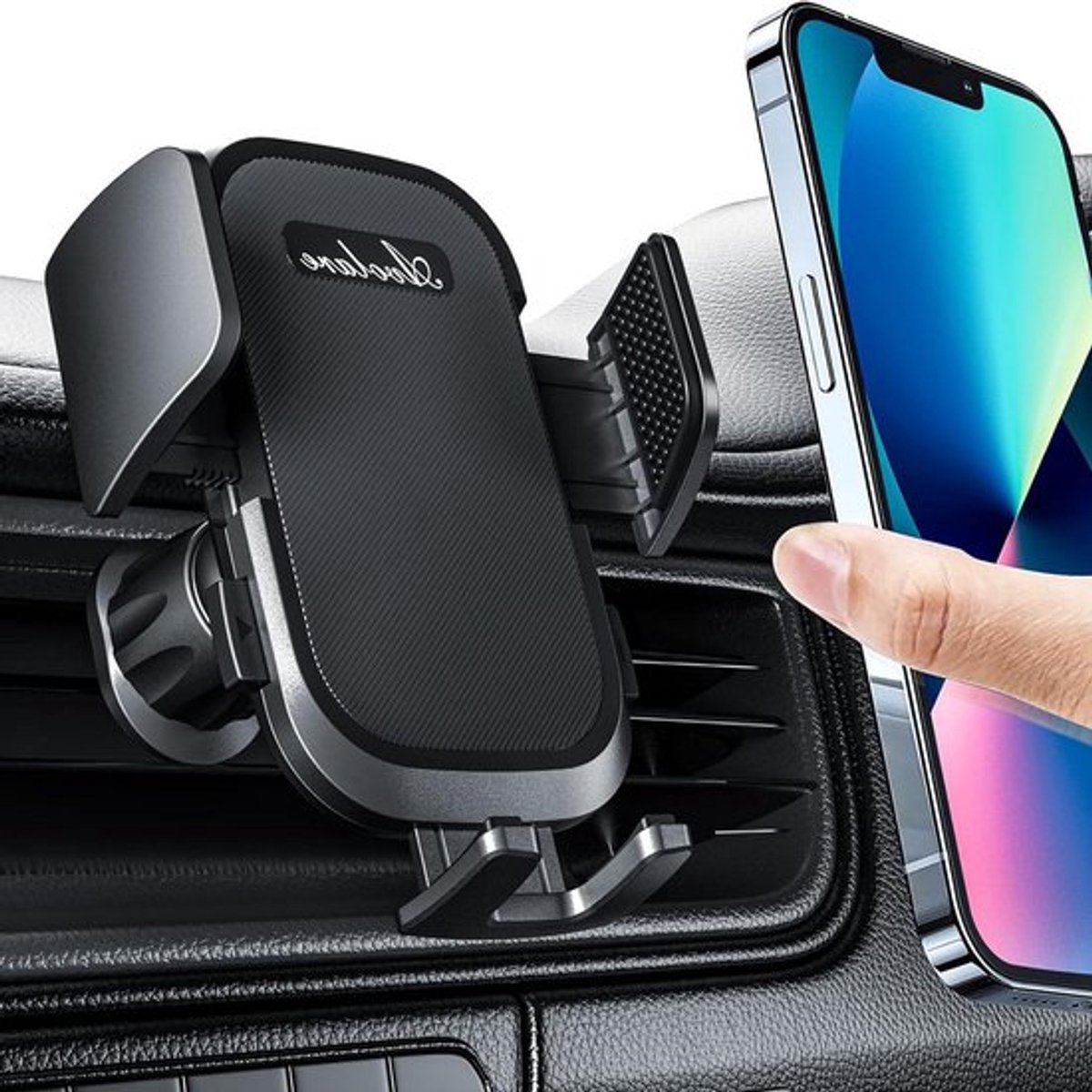Inovra Plus - Mobiele Telefoon Houder Auto Ventilatie 360° Draaibaar, Compatibel