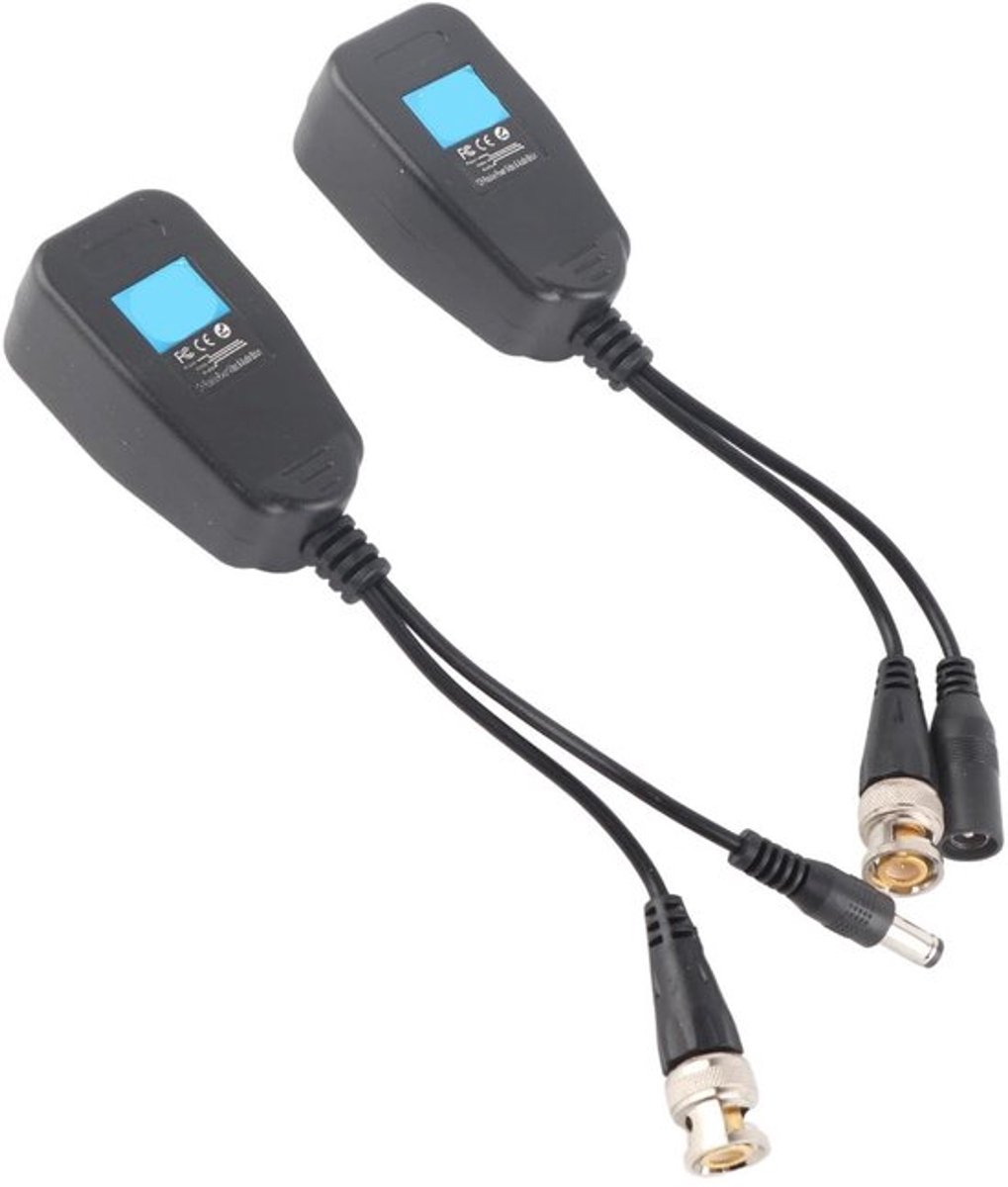 Passieve balun converter voor Cctv coax naar IP-camera