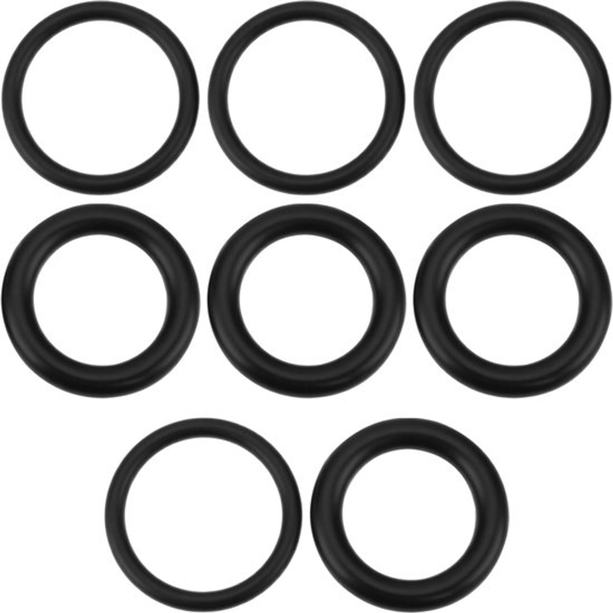 Dailygoods- O-ringen Set van 8 - 30x3mm/30x5mm - UV-bestendig - Rubber - Compatibel