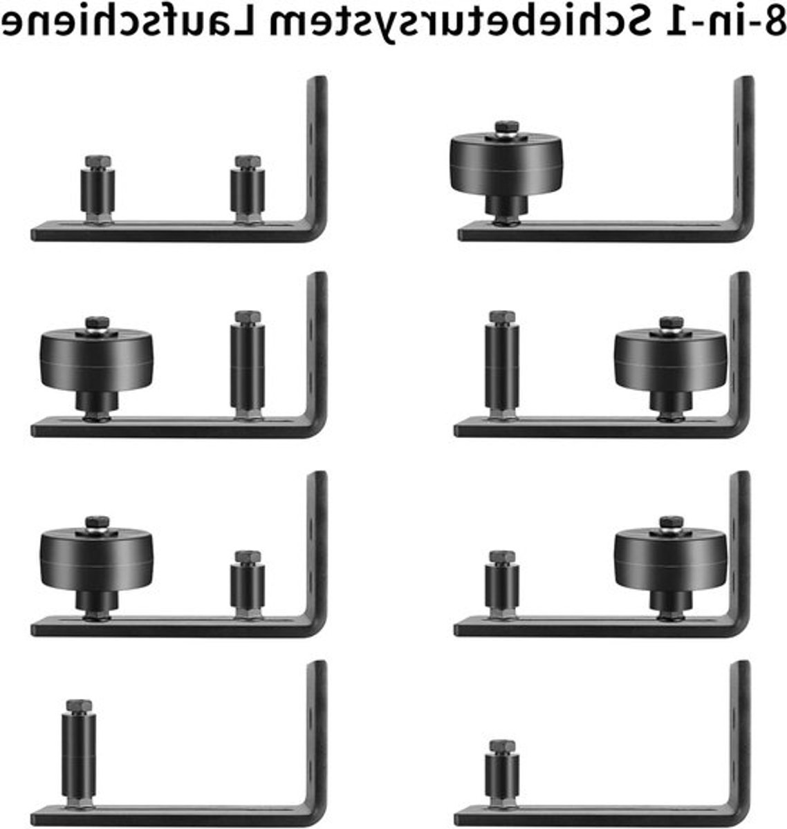 MM-verstellbare deurgids voor sliding door