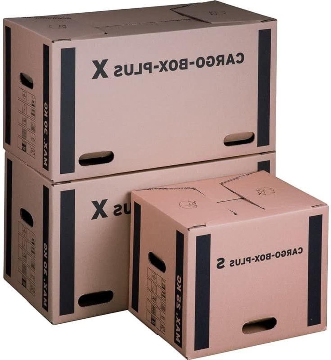 Verhuisdozen - Boekendozen Opslagdozen - Verhuizen Archiveren - Extra Stabiel Karton - 560 x 293 x 330 mm - Bruin