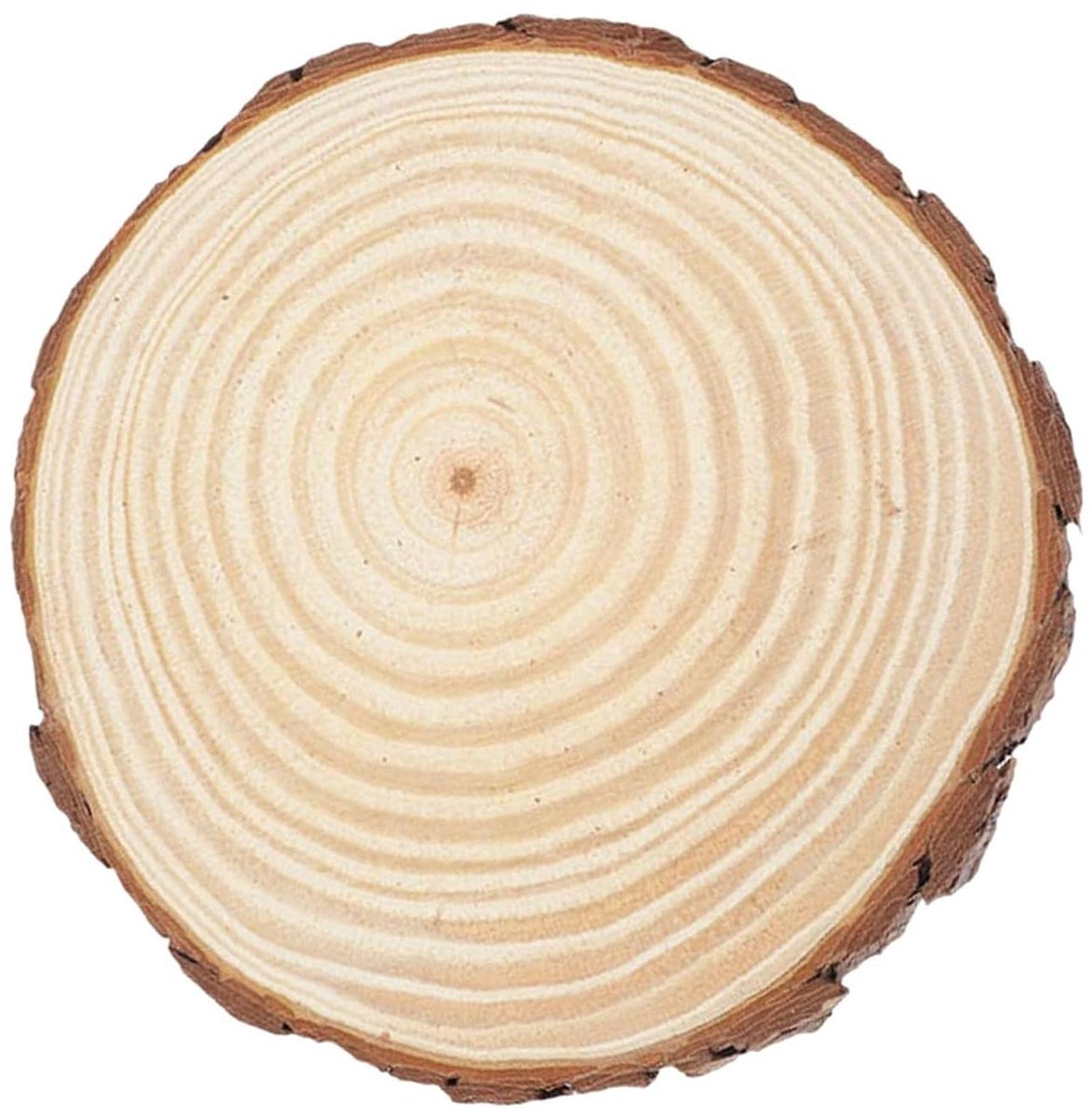 Houten Stapstenen - Tuinpad Decoratie - Buitenpad Aanleggen - Eenvoudig Design - 23 x 23 cm - Beige
