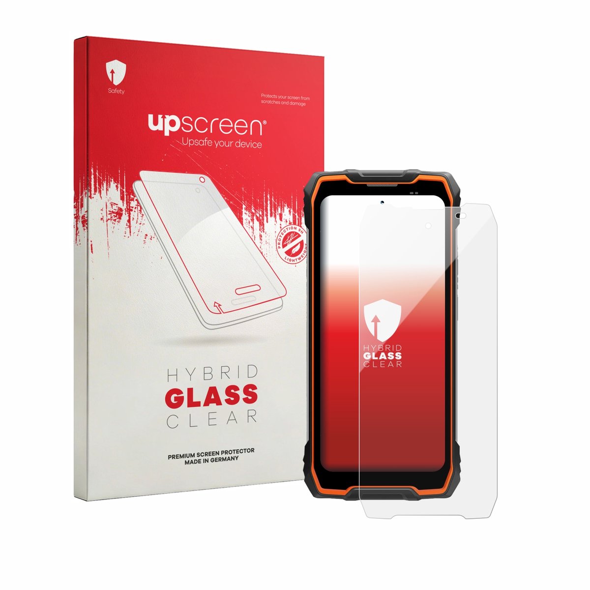 upscreen - Screenprotector voor Blackview Rock 2 - Folie Beschermfolie Beschermglas transparant