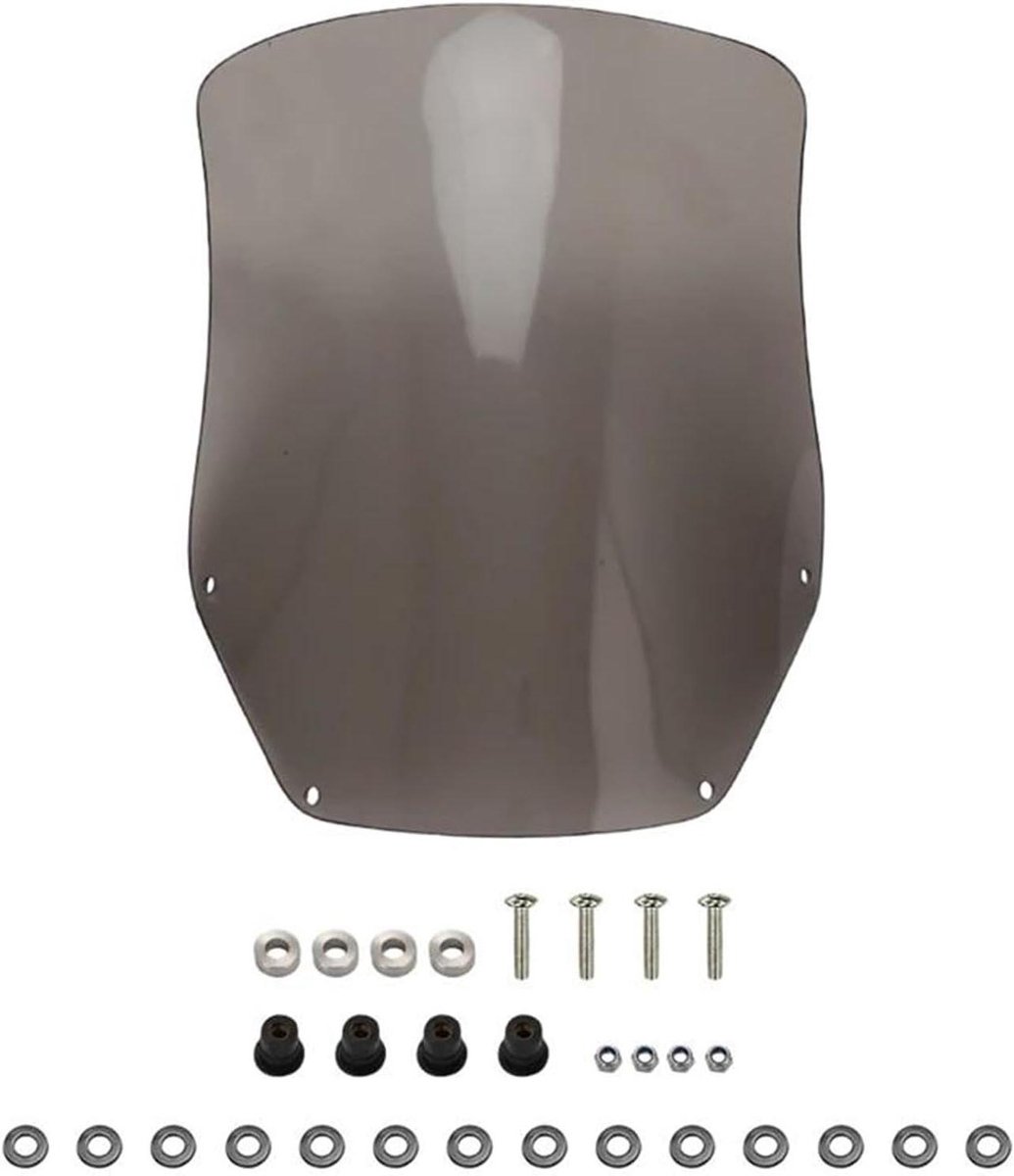 Motorfiets Windscherm - Voorruit Covers - Comfortabel Rijden - Verdikt Anti-scheur Materiaal - 600 Gram - Smoke