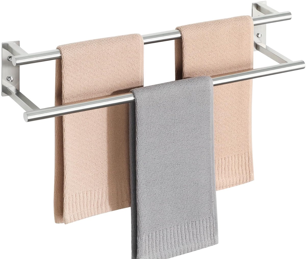 Omgoods - Handdoekrek SUS304 RVS - Geborsteld - 60 cm - Badkamer & Keuken
