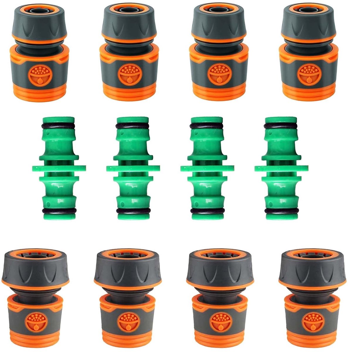 Omgoods - Tuinslangkoppeling Slangkoppelingset 12 Stuks