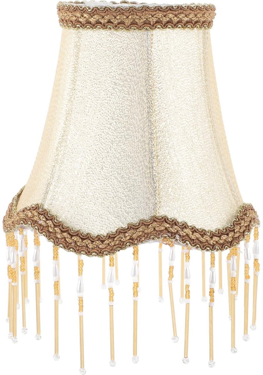 Omgoods - Kleine Retro Stijl Lampenkap voor Tafellamp en Wandlamp - Elegante Katoenen Decoratieve Verlichting