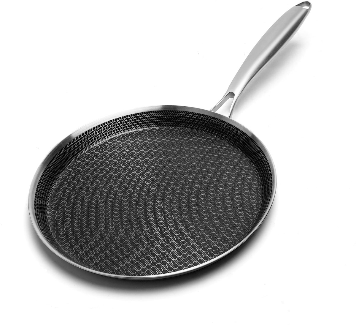 Omgoods - Crepe Pan 30cm met Antiaanbaklaag - Perfect voor Pannenkoeken en Tortilla's