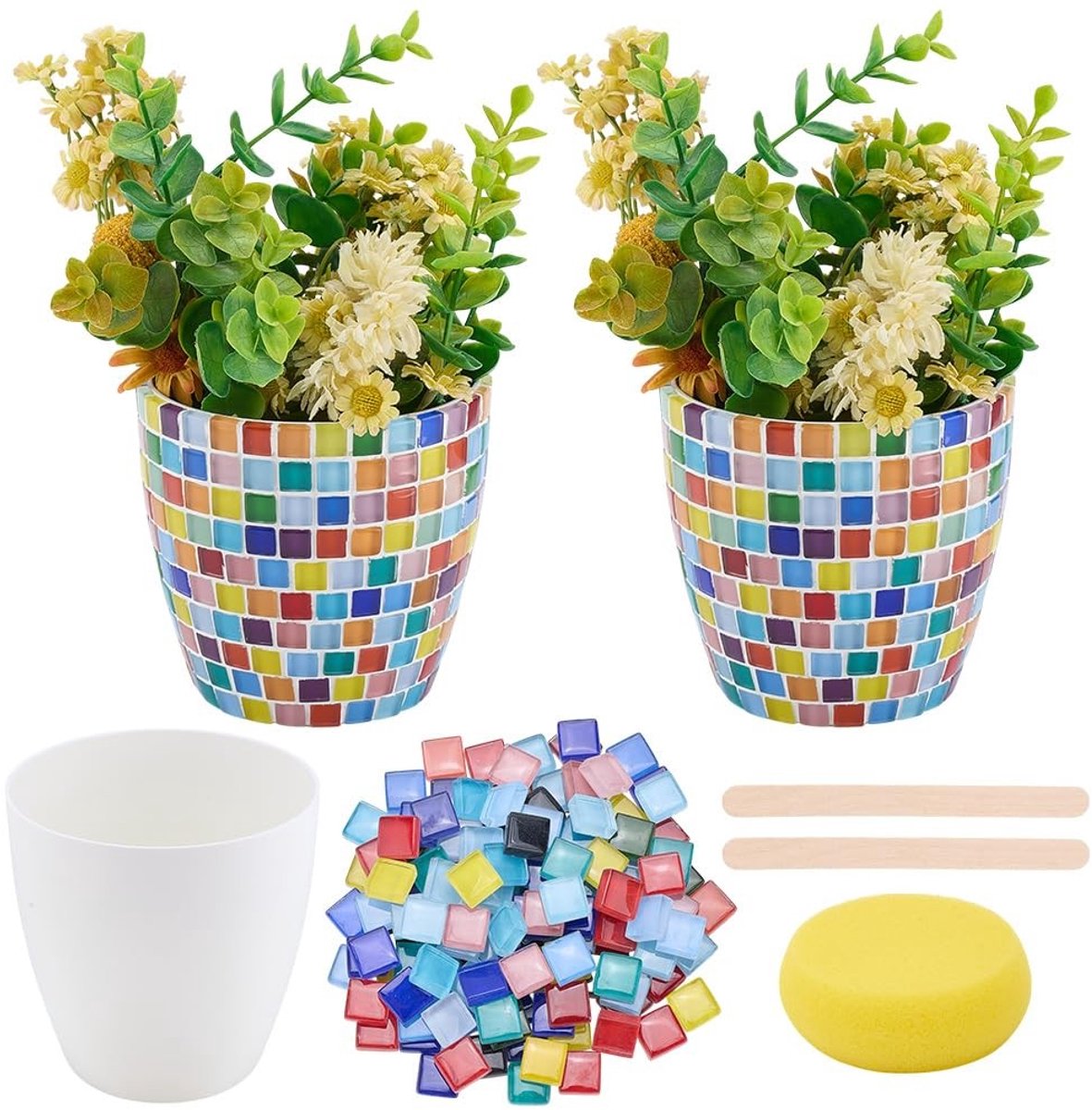 Omgoods - DIY Vaas Mozaïek Kit voor Volwassenen en Beginners