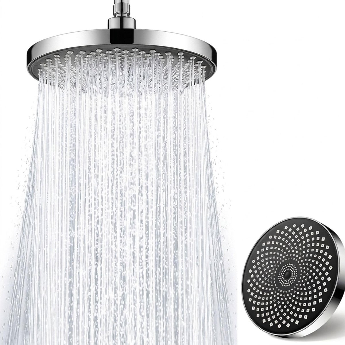 Omgoods - Zelfreinigende Regendouchekop met 9 Inch Diameter
