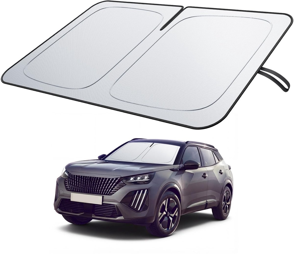 Omgoods - Windscreen Zonnekap voor Auto met UV-Bescherming voor Peugeot 2008 E-2008 P24