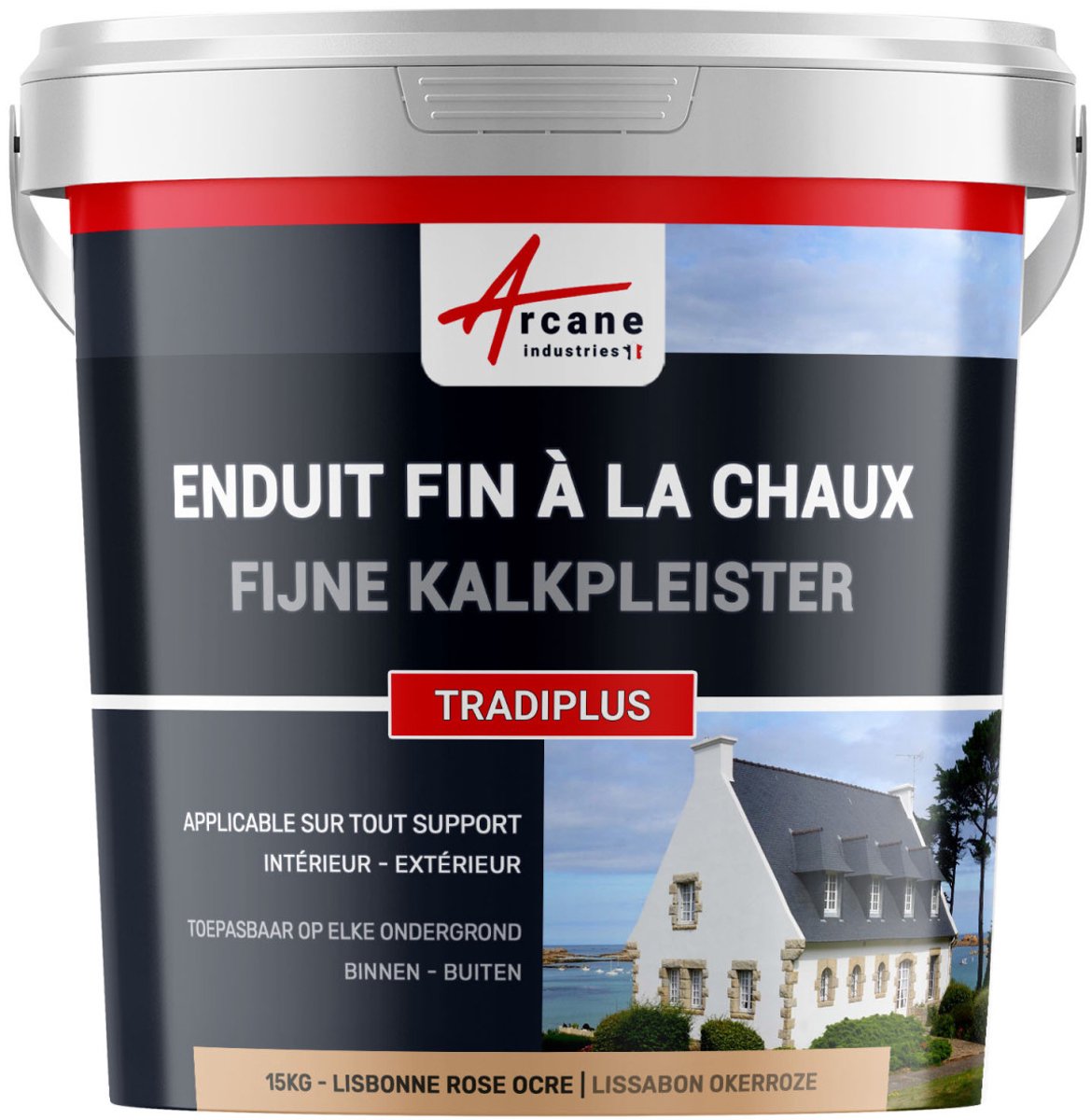 Fijne kalkpleister voor binnen- en buitendecoratie - TRADIPLUS