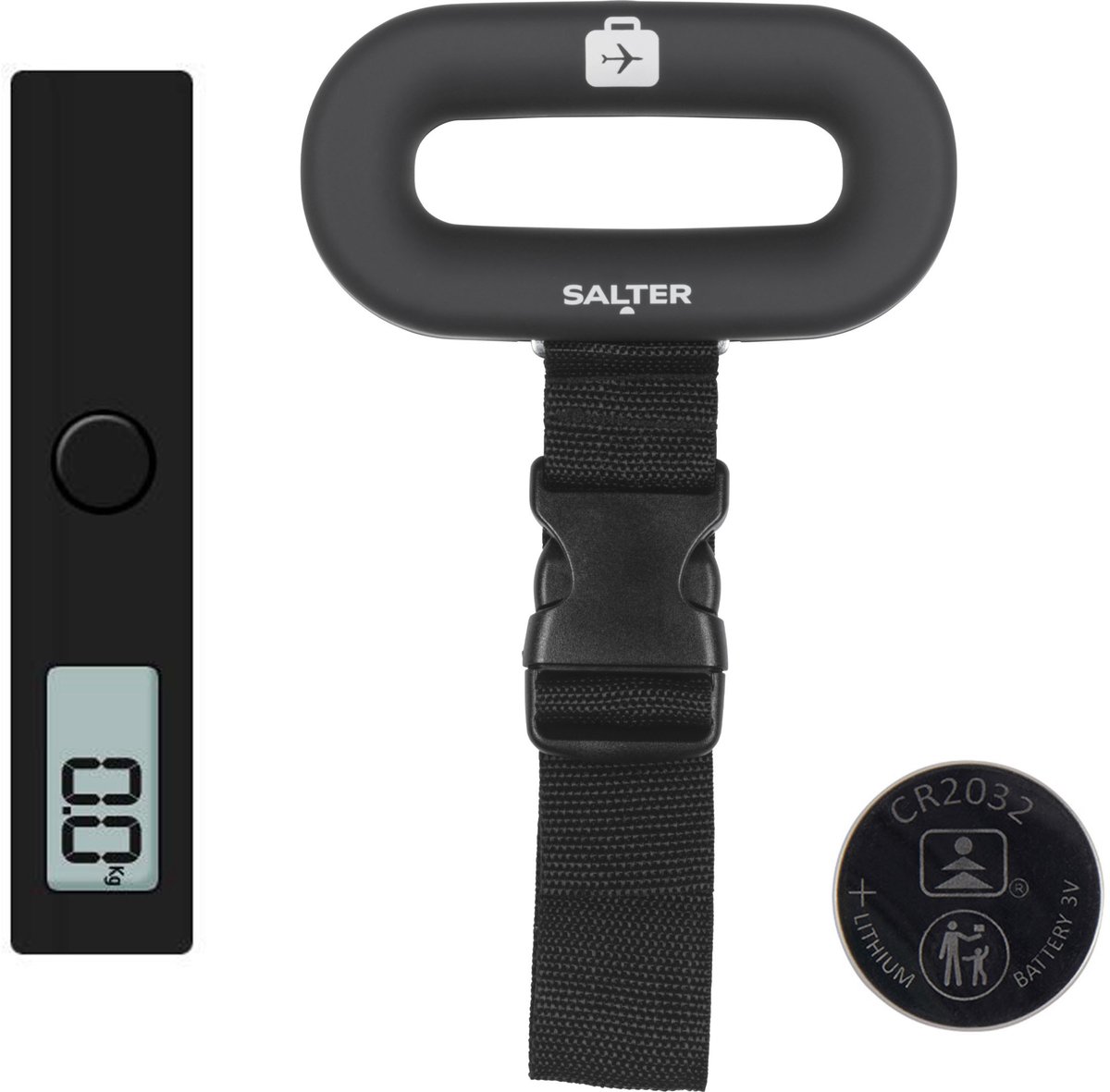 Salter Bagageschaal - Digitaal - 40 kg - Veilige Clip