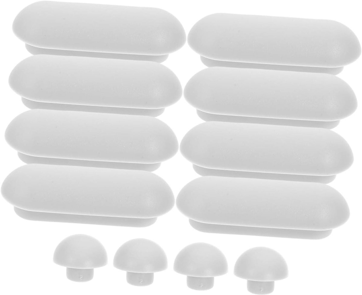 Toiletbril Bumpers - Toiletbril Buffer Set - Geluidsreductie Badkamer - Universele Pasvorm - 12 Stuks - Grijs