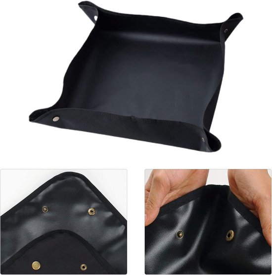 SnelShoppen - Plantmat - Waterproof Plantmat - Tuin Plant Verpotmat - 75cm x 75cm - Hoogwaardige Oxford Stof - Ideaal voor Binnen en Buiten - Perfect van Snelshoppen — afbeelding 2