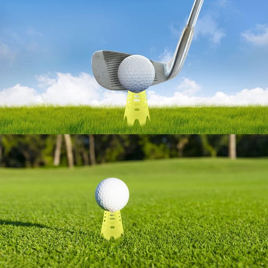 16 Stuks Plastic Golf Tees voor Simulator en Training - Ideaal voor Thuis en Buiten, Geschikt voor Golfliefhebbers van Merkloos — afbeelding 5