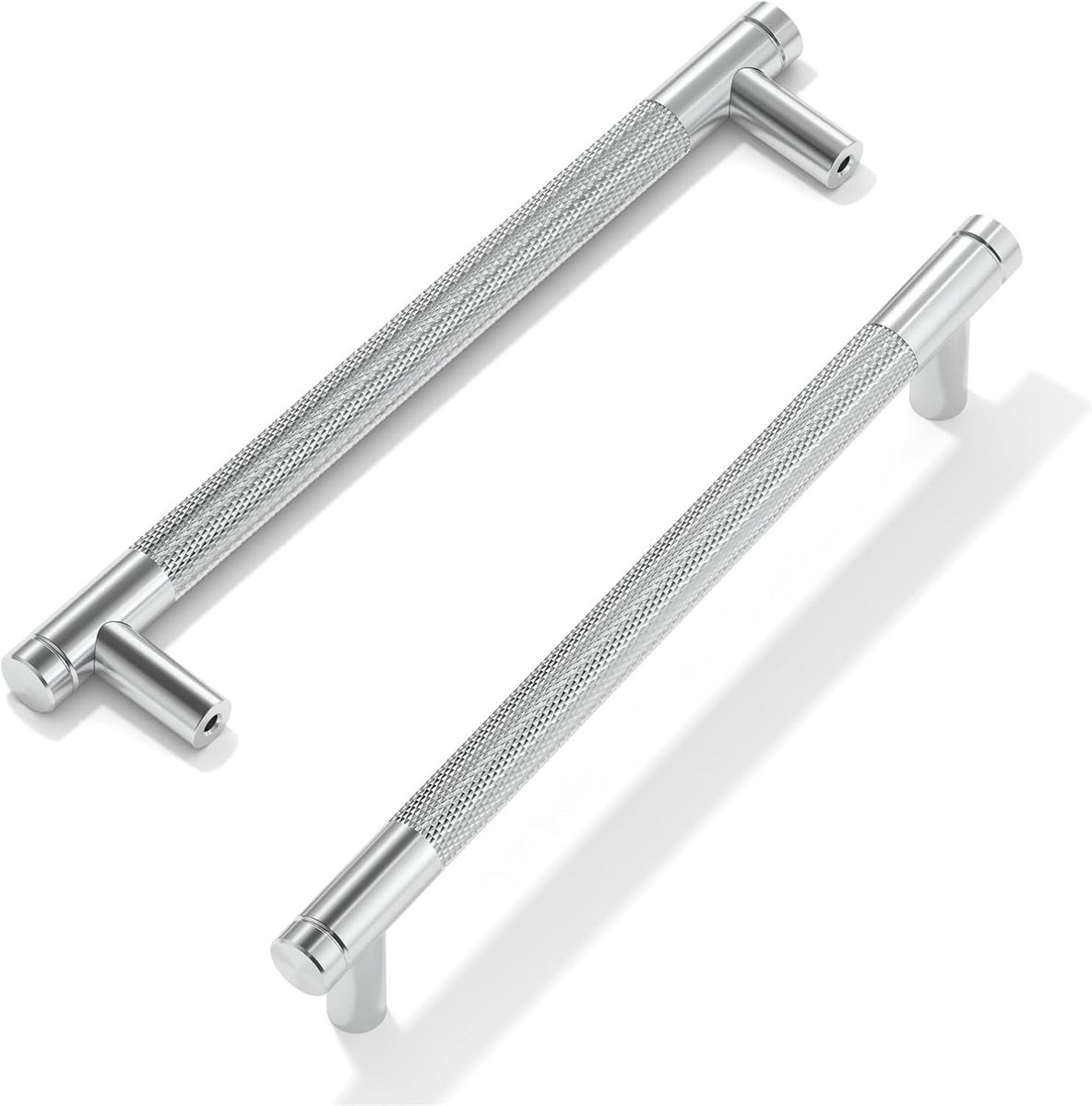 10 Stuks Kastgrepen Geborsteld Nikkel, Moderne Deurgrepen voor Keukenkasten, Meubelgrepen met 160mm Bevestiging, Ideaal voor Keuken en Lades