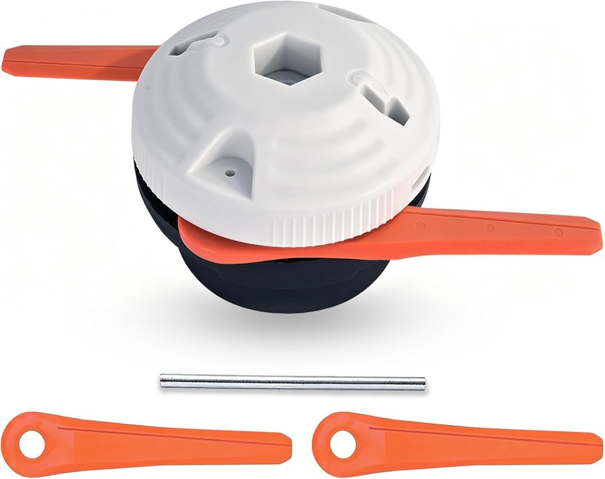 6-2 Maaikop voor Stihl FS38 FSA60R FSA86R FS40 FS50 Bosmaaier, Grasmaaier FS 38 Trimmerkop FSA 60 R Trimmer Accessoire Duurzame Reserveonderdelen, met 4 Messen (1 PACK)