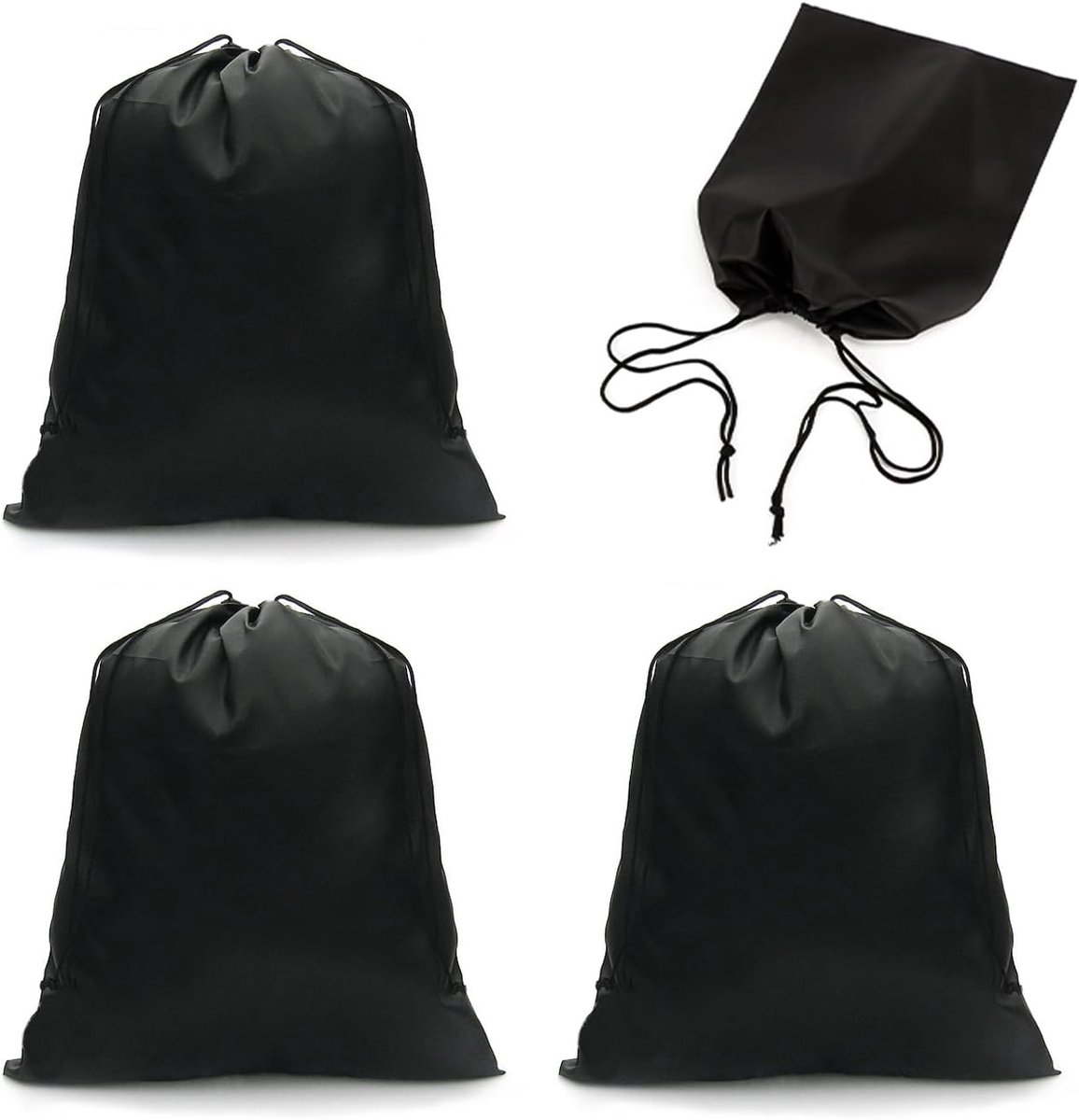 3 stuks draagbare tas met trekkoord, opbergtas met dubbel trekkoord, waterdichte hoofdtelefoonriem, reisopbergtas, praktische kledingtas (20 x 25 cm)