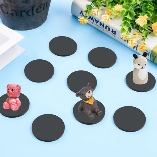 30Pcs 40Mm Ronde Plastic Model Bases, Wargaming Hobby Bases, Model Miniaturen Schilderen Plastic Figuren Tafelblad Games Bases — afbeelding 5