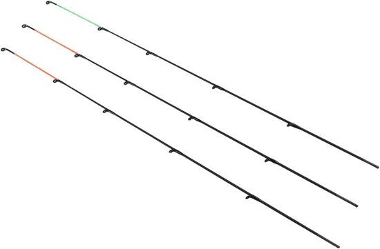 Vervangende Hengeltips - Quiver Uiteinden Feeder - Vissen Detecteren - Gevoelige Koolstofvezel - 55 cm - Zwart — afbeelding 5