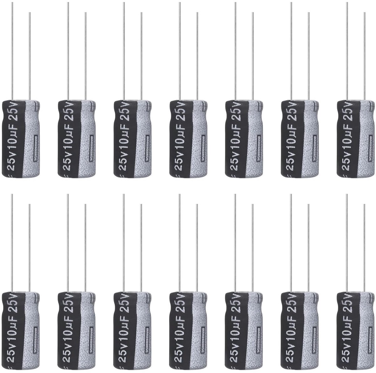 condensatoren 10uF 25V aluminium elektrolytische condensator 10µF