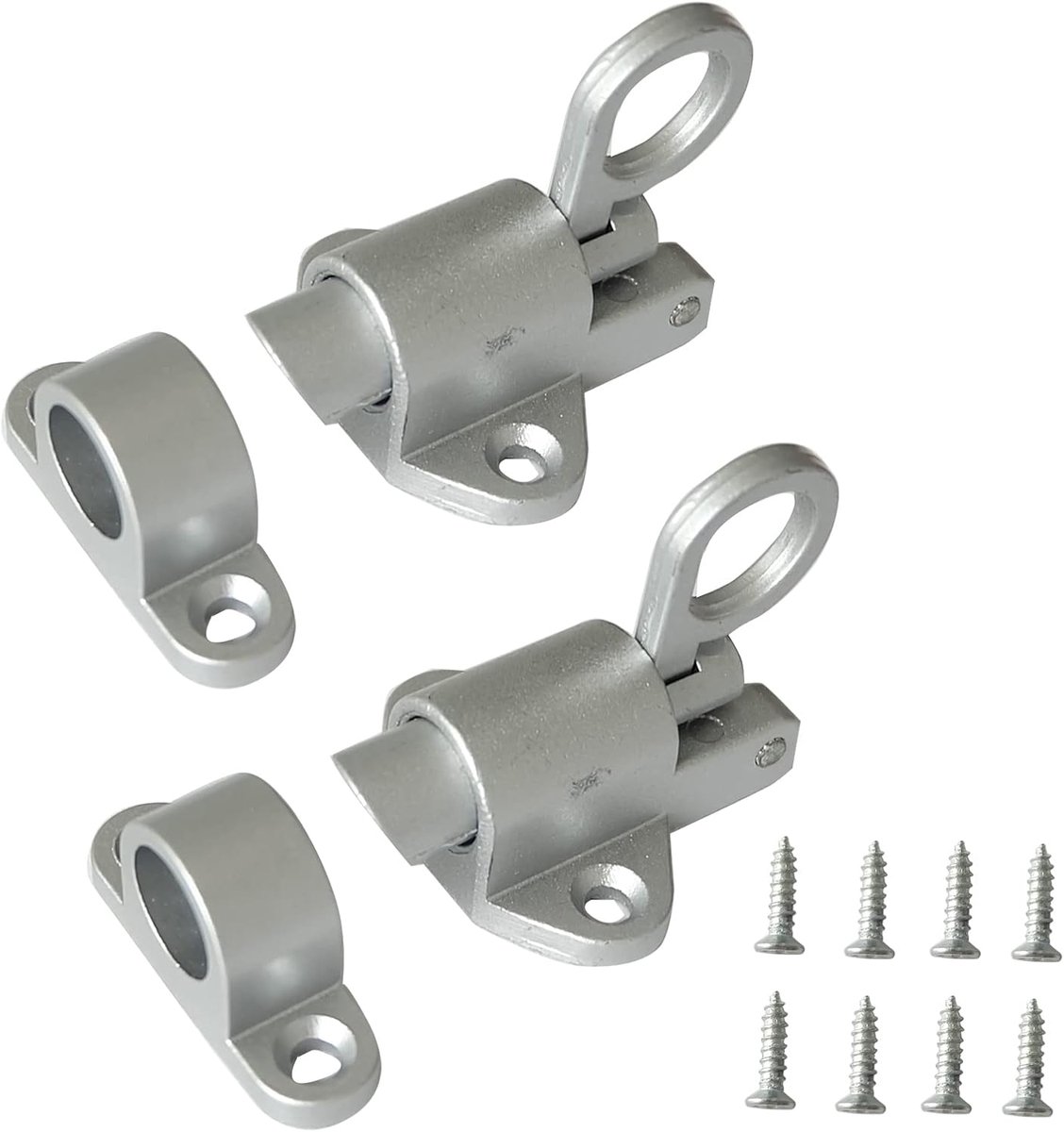2 Stuks Automatische Vergrendeling Slotgrendel, Veerdeurbouten