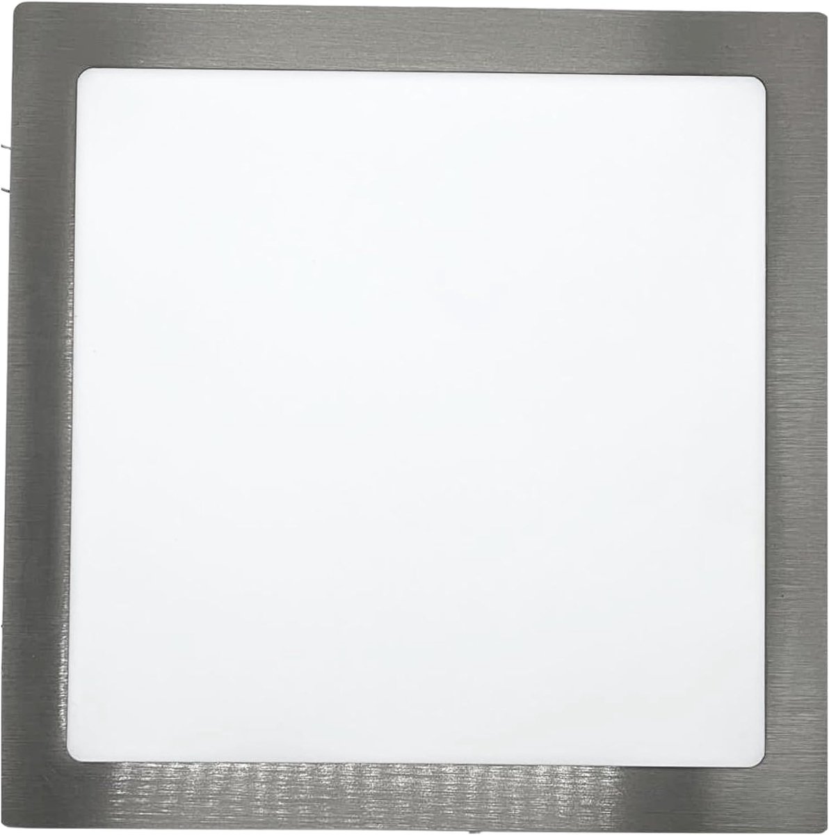 - LED-inbouwspot, 18 W, 4200 K, vierkant, stalen, afwerking