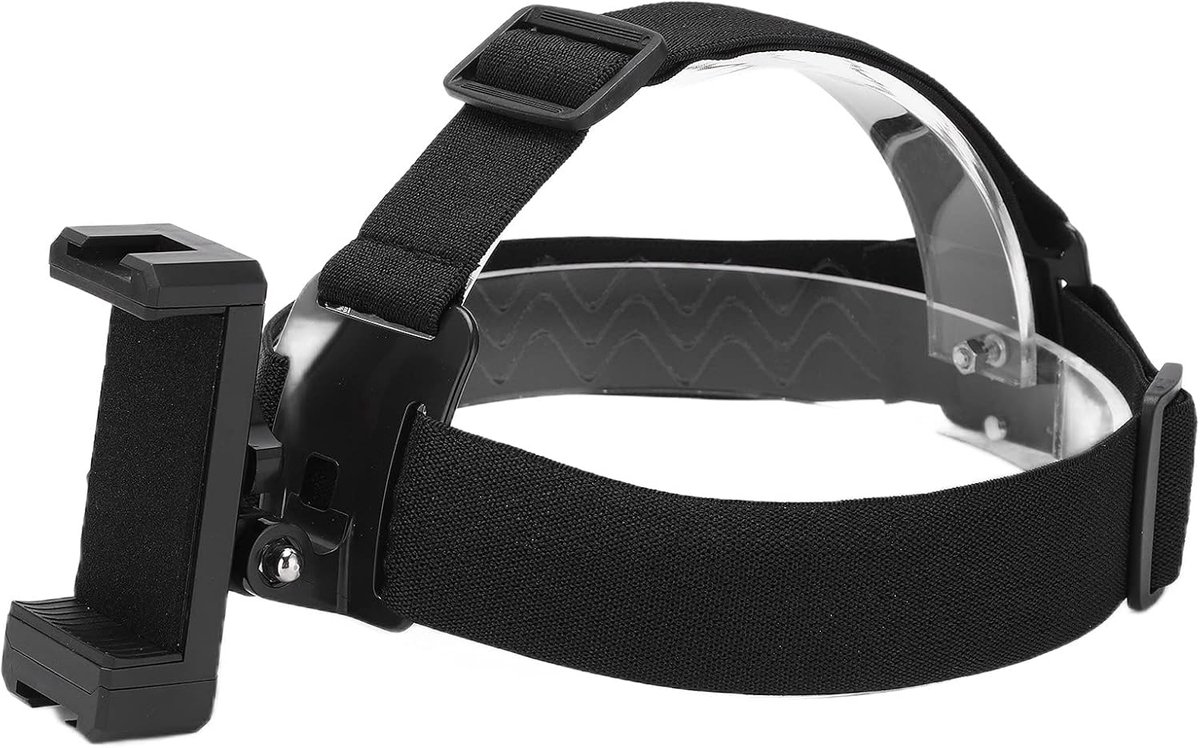 Strap Mount, Head Mounted Mobile Phone Holder, First Person View Video Outdoor Live Bracket met Telefoonclip