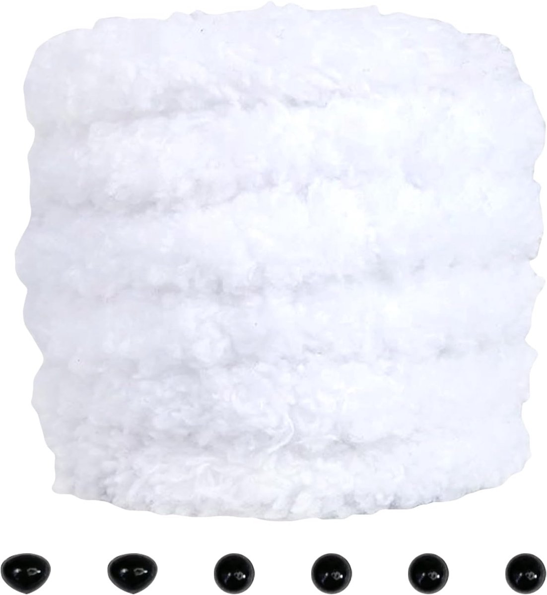 Pijpcleaner 15mm x 100cm - Buigbare Pluche Pijpcleaner - Inclusief Zwarte Ogen en Driehoekige Neus - SnelShoppen