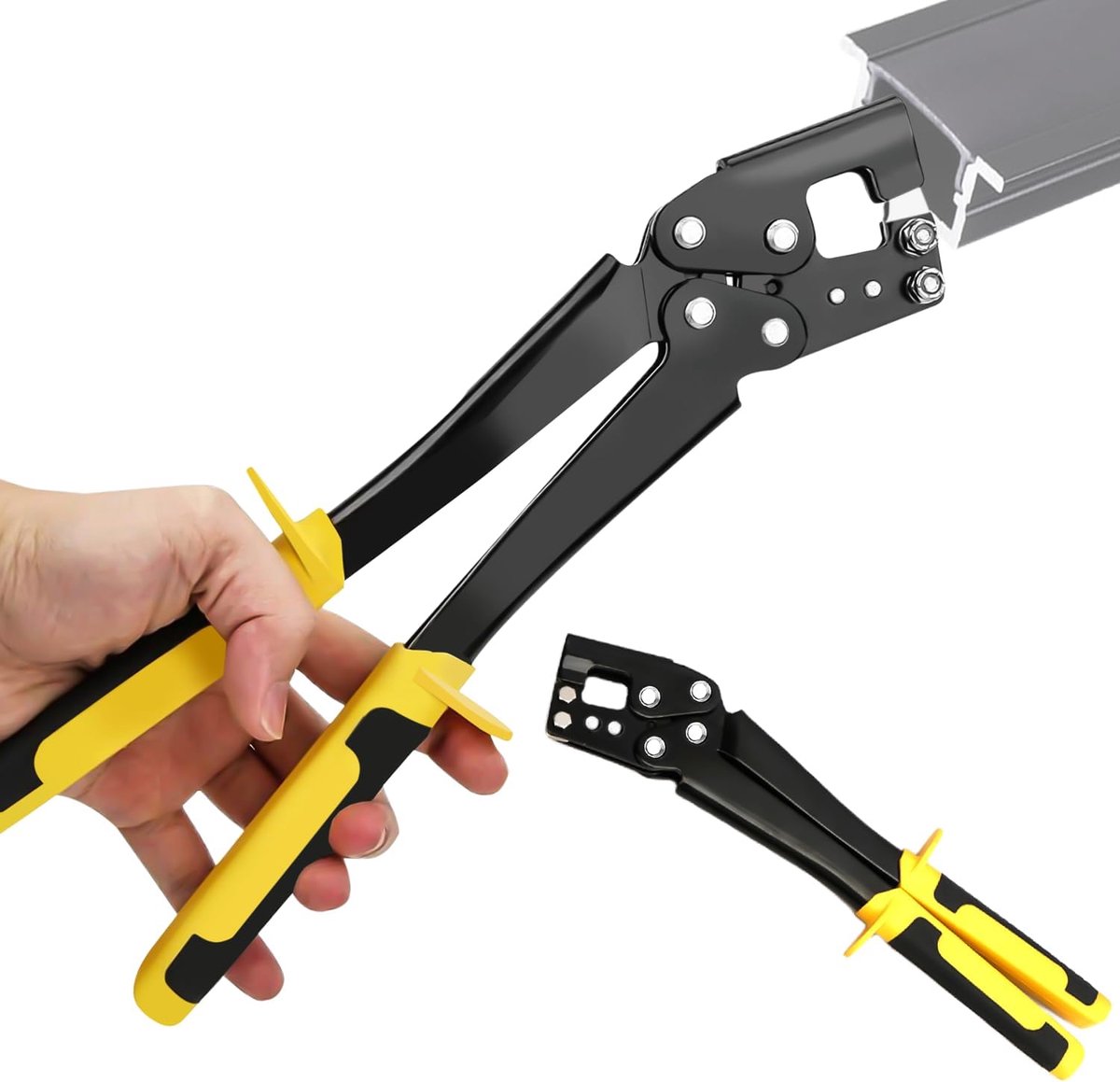 Krimptang voor stalen bouten - HOMURY krimptang - droogbouwgereedschap