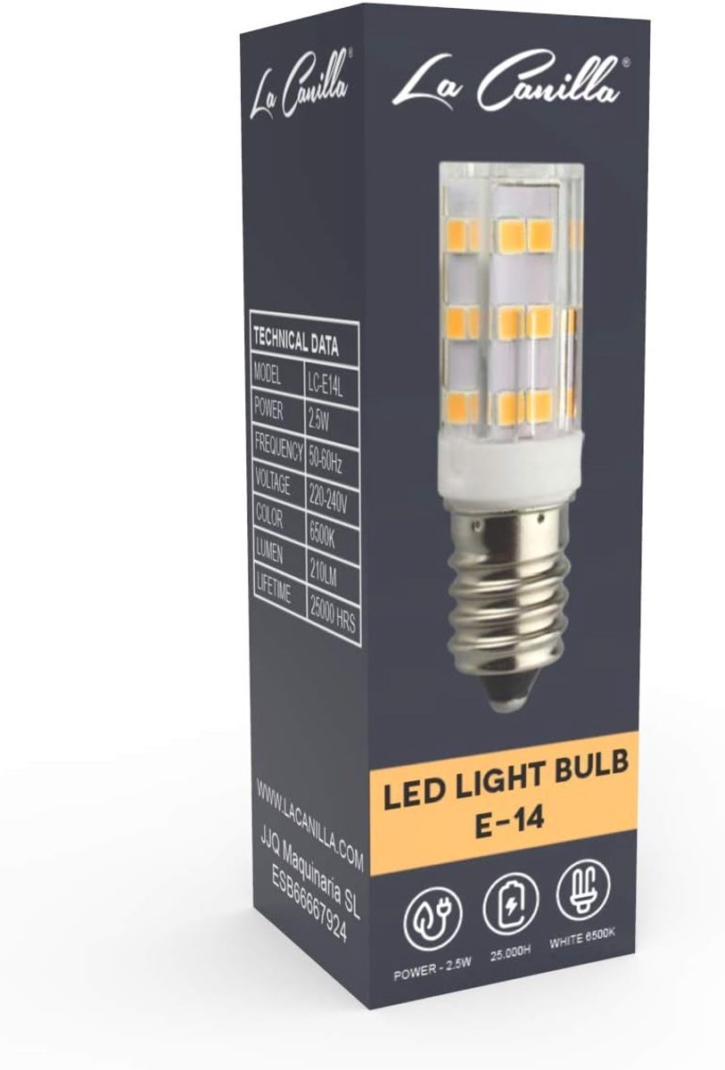 LED lamp E14 15W - schroef fitting - ideaal voor naaimachines - helder licht - SnelShoppen