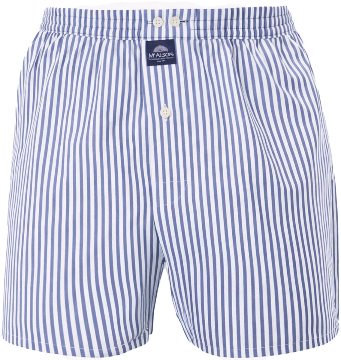 Mc Alson Boxershort met Binnenbroek Streepje M0241 - Blauw - M