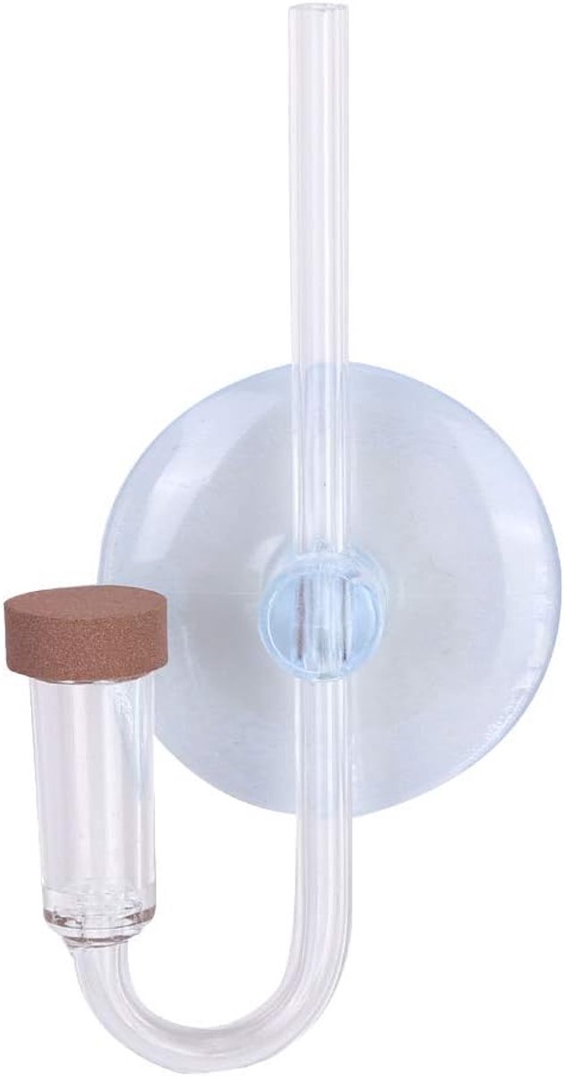 SnelShoppen - Acrylic Aquarium CO2 Atomizer Diffuser - Aquarium Plant Tank Diffuser Spiral Glas Atomizer - Hoogwaardige Acrylic Materialen - Perfect v