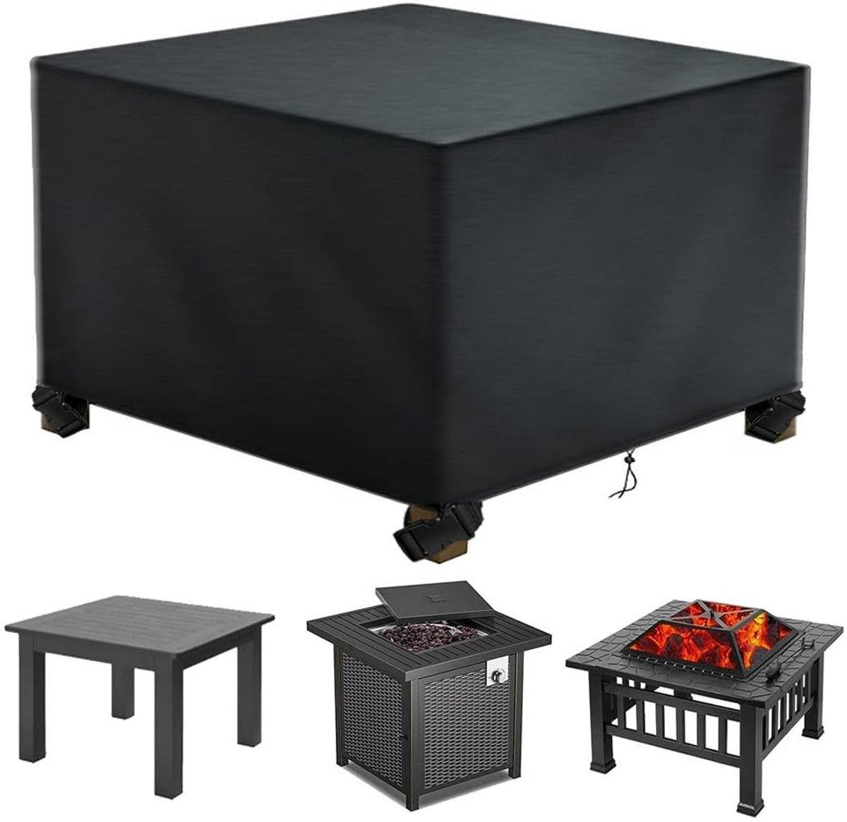 Omgoods - Waterdichte Tuinmeubelhoes van 600D Oxford voor Tuinsets 125 x 125 x 75 cm