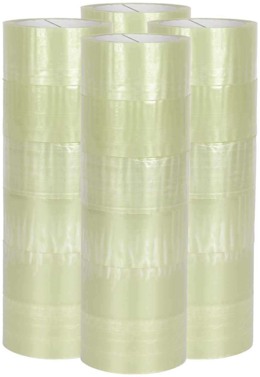 Omgoods - Professionele Verpakkingstape, Transparant en Stil, 50mm x 66m