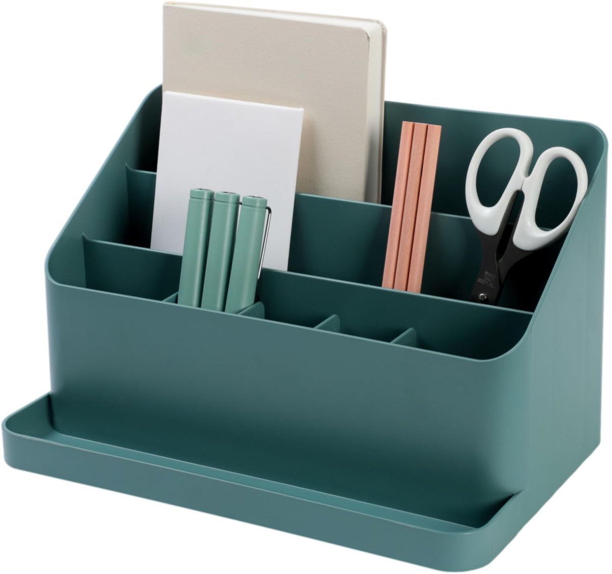 Omgoods - Desk Organizer Groen - Stijlvolle Opbergoplossing voor Kantoor