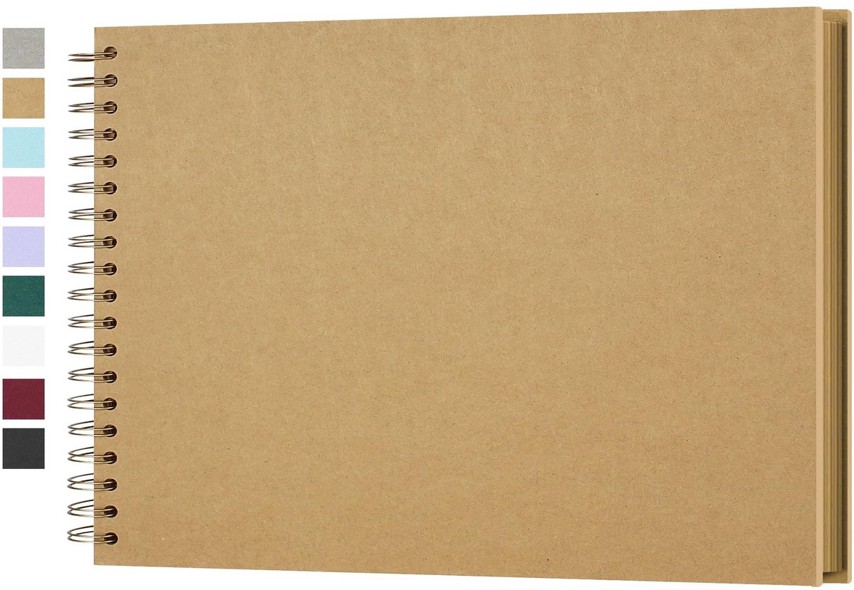 Omgoods - DIY Fotoalbum Scrapbook, 28 x 21 cm, 100 Pagina's